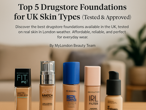 Top 5 Drugstore Foundations for UK Skin Types (Tested & Approved)
